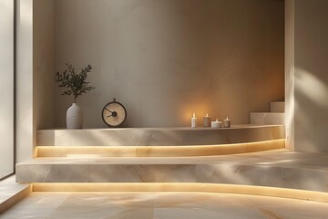 Streamlined Sandclock Silhouette in Subdued Natural Lighting with Scandinavian Design Influence