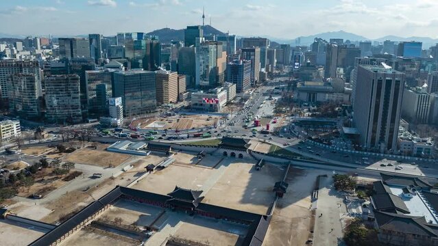 Hyper-lapse video sketch of Seoul, South Korea