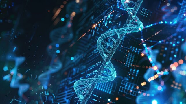 concept of bioinformatics and genomics research in healthcare and life sciences