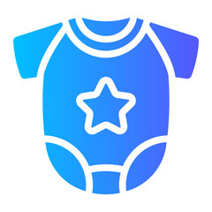 baby clothes Gradient icon