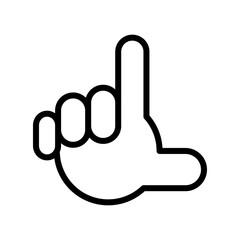 Finger icon Template