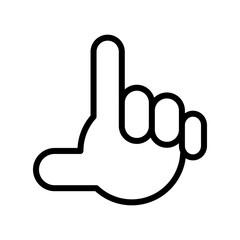 Finger icon Template