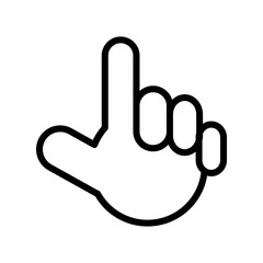 Obraz premium Finger icon Template