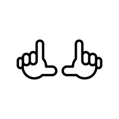 Finger icon Template