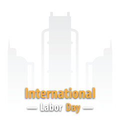 vector background design for international labor day celebrations with a minimalist theme