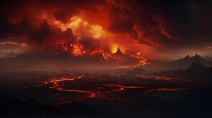 fire in the fireplace