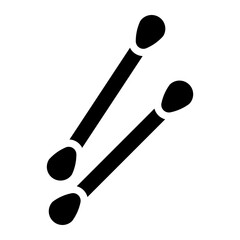 cotton swab Solid icon