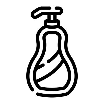 recommend clip art: baby shampoo Line Icon