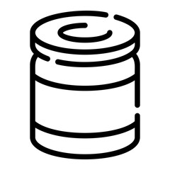 milk powder Line Icon