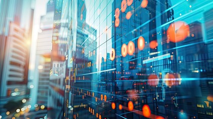 technology in financial services, showcasing digital banking and fintech innovations