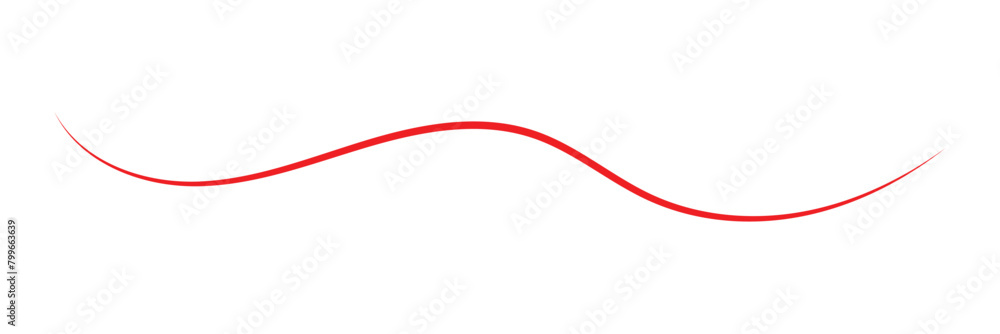 Poster abstract background with red lines. swoosh, swash underline stroke set .abstract wavy thin line. squ