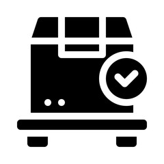 shipping and delivery glyph icon