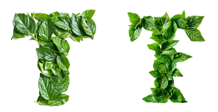 Word shape from leave A-Z