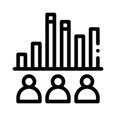 voting results line icon