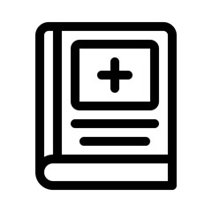 Fototapeta premium medical line icon