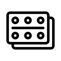 pills line icon