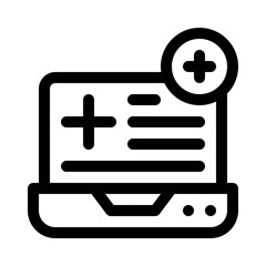 online pharmacy line icon