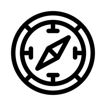 compass line icon