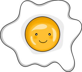 cartoon cute egg character