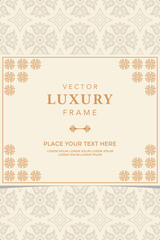 luxury Borders Vintage Frames Design Elements Gold ornamental greeting wedding invitation template