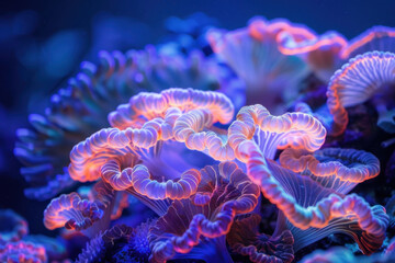 Underwater corals, coral reef, ocean underwater, tropical