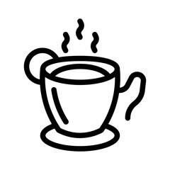 tea line icon