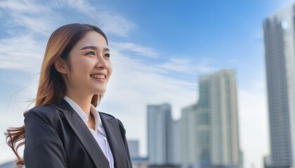 portrait of a business woman in Philippines