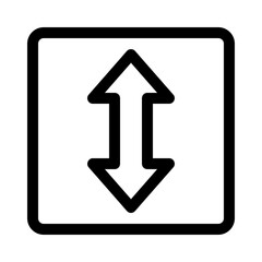 double arrow line icon