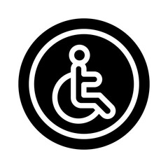 disabled glyph icon