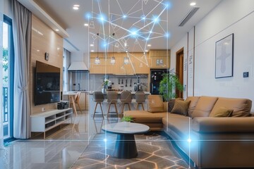 smart home environment with AI-powered devices