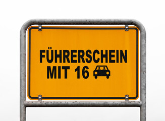 Führerschein mit 16
