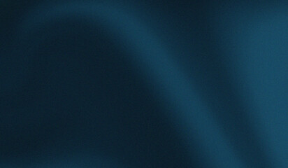 Abstract Blue Gradient Background with Glowing Noise, Grainy Texture Effect, Copy space