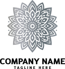 Mandala logo design. Abstract beauty Mandala. Floral ornament. Decorative circle ornament style