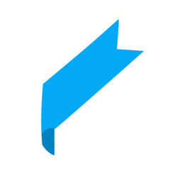 blue ribbon vector 