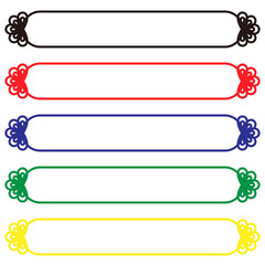 Obraz premium キャンディフレーム5色