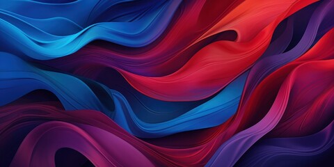 Obraz premium Vibrant abstract fluid art background