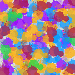 Colorful blot abstract color droplets background