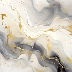 Elegant Marble Texture with Golden Accents