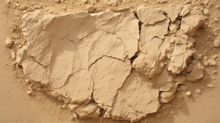 Naklejka premium Cracked Dry Earth Texture