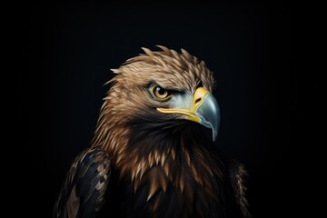Fototapeta premium Majestic eagle close-up portrait
