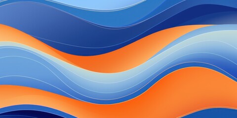 Vibrant abstract waves
