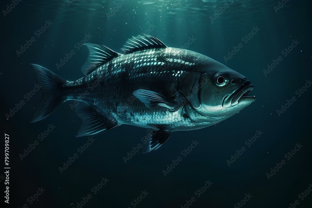 Wall mural tetra fish