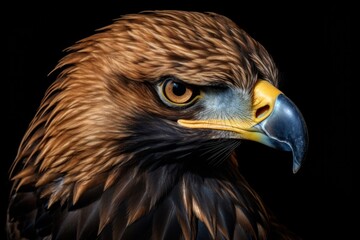 Fototapeta premium Majestic eagle close-up portrait