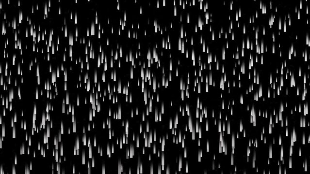 Smooth falling thin strips. Bright composition suitable for any black and white background
