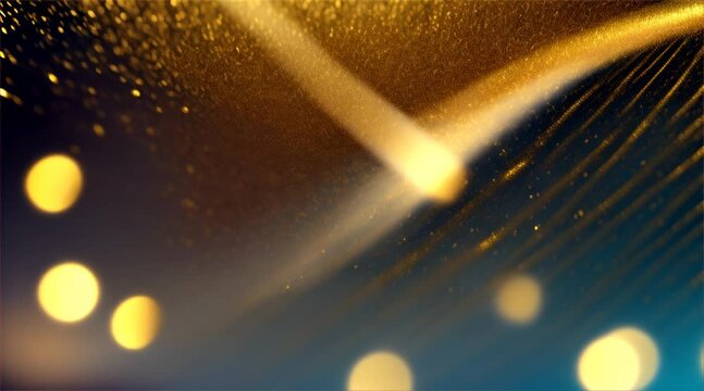 Blue Glow: Abstract background with bright, glowing lines depicting energy and motion in a futuristic, 3D vector design