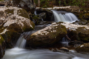 Waterfall along Fox Creek in Virginia