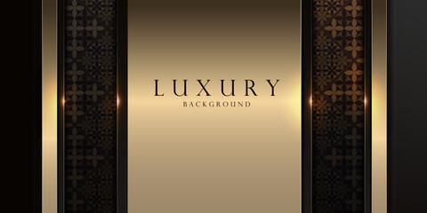 Luxurious Elegant Black and Gold Geometric Design, Abstract Elegance for HD Wallpaper, Web, and More, Stylish Graphics for Cover Design, Menu Templates and Web Graphics