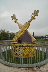 The sape structure at Belaga Waterfront, Belaga Sarawak.