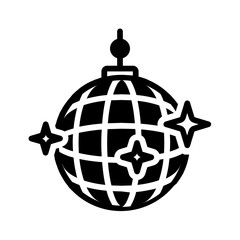 Vector solid black icon for Dazzling