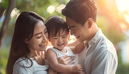 happy moments with family